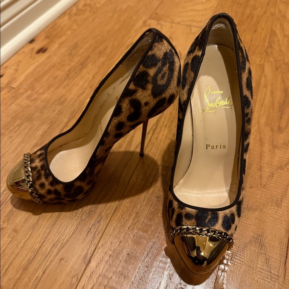 Christian Louboutin Lepard heels - Picture 2 of 5
